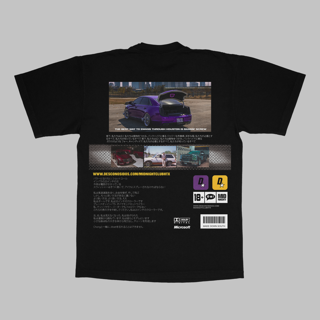 Midnight Club (Screwston Edition) Tee