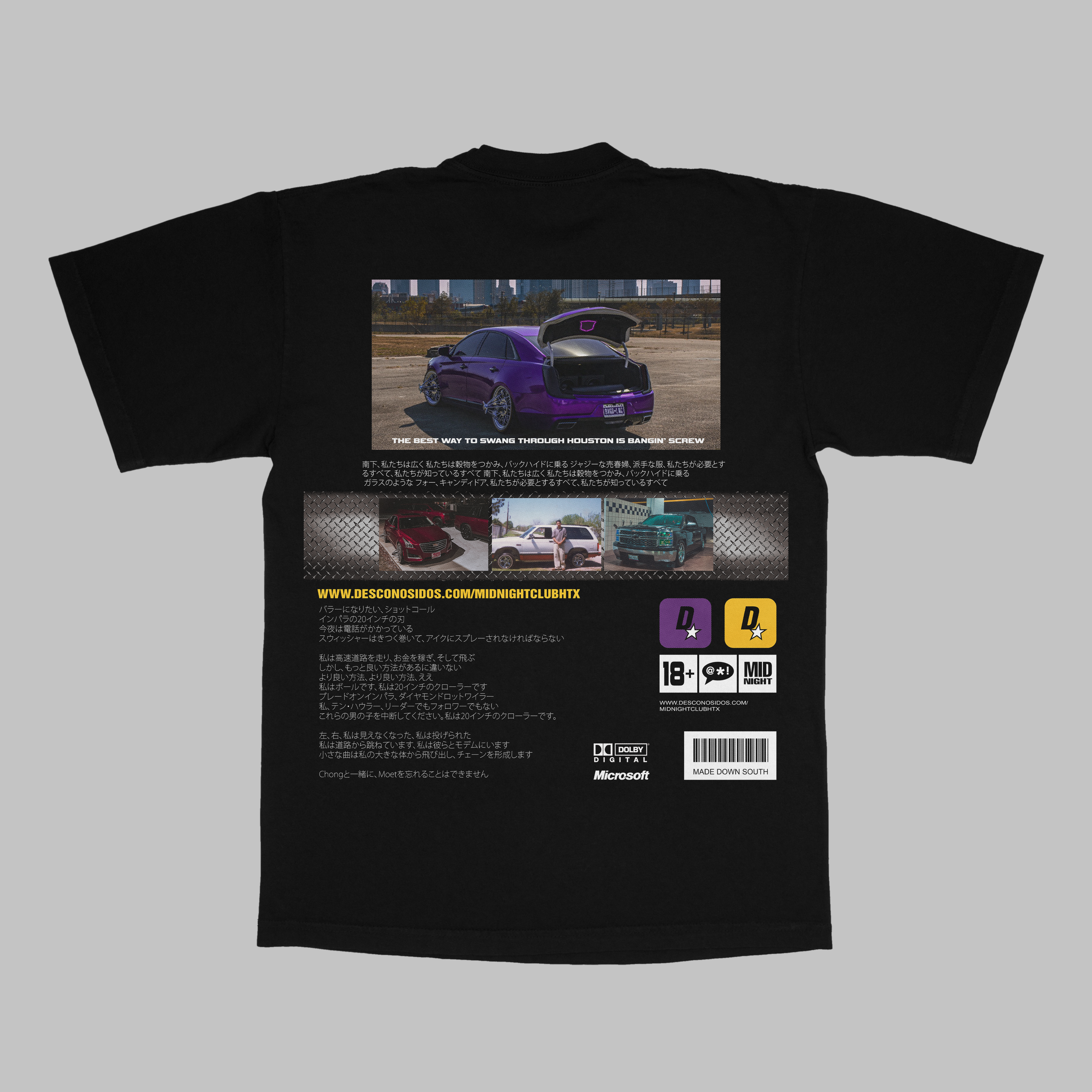 Midnight Club (Screwston Edition) Tee